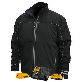 HEATED JACKETS | Dewalt DCHJ072D1-L 20V MAX Li-Ion G2 Soft Shell Heated Work Jacket Kit - Large